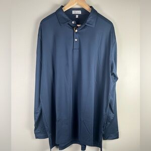 Peter Millar Navy Blue Polo Shirt